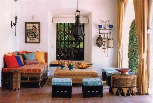Индийский стиль в интерьере своими руками. Индийский стиль в интерьере — 23 фото ярких интерьеров