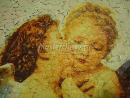 Яичной скорлупой бутылки декупаж. Яичная скорлупа….Из этого, казалось бы, банального материала получаются настоящие шедевры! 16 Яичной скорлупой бутылки декупаж. Яичная скорлупа….Из этого, казалось бы, банального материала получаются настоящие шедевры! 16