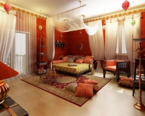 Комната в индийском стиле. Мебель и аксессуары 01 Комната в индийском стиле. Мебель и аксессуары 01