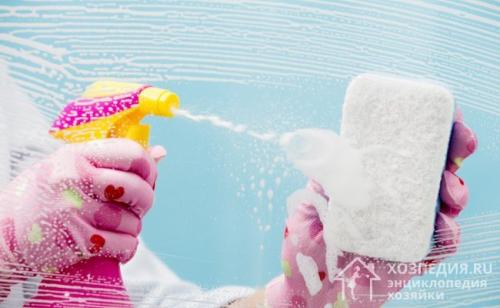 Как помыть окна. Моющие средства