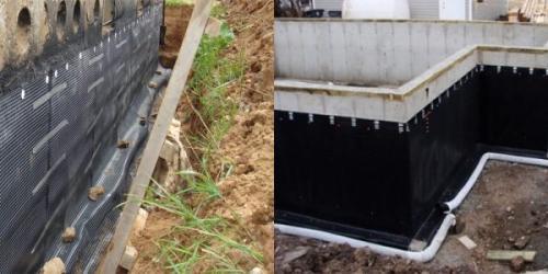 Отвод воды от дома. Защита фундамента от грунтовых вод