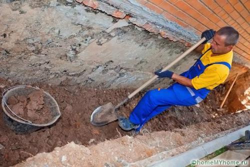 Дренаж в частном доме своими руками. Система дренажа вокруг дома 06 Дренаж в частном доме своими руками. Система дренажа вокруг дома 06