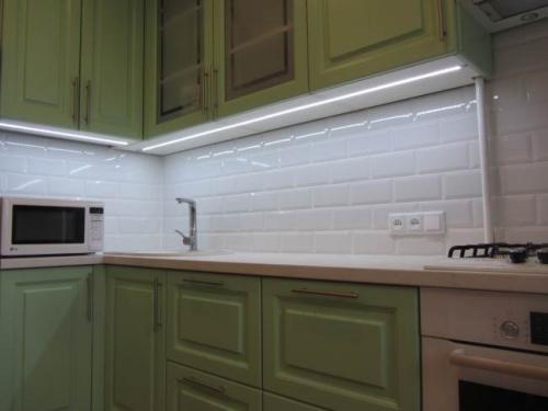 Подсветка для кухни без розетки. Подсветка рабочей зоны, фартука, шкафов на кухне