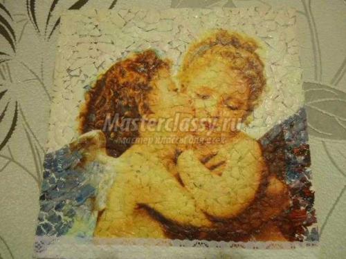 Яичной скорлупой бутылки декупаж. Яичная скорлупа….Из этого, казалось бы, банального материала получаются настоящие шедевры! 15 Яичной скорлупой бутылки декупаж. Яичная скорлупа….Из этого, казалось бы, банального материала получаются настоящие шедевры! 15