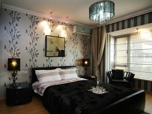 Комбинированные обои в маленькой спальне. Простые правила сочетания обоев в интерьере спальни