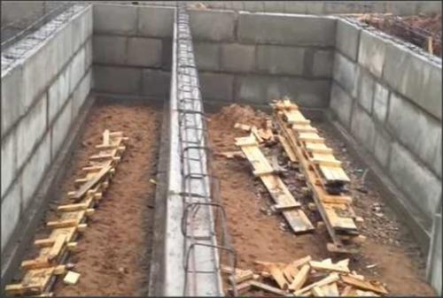 Фундамент для дома с подвалом из фбс. Этапы выполнения работ 01