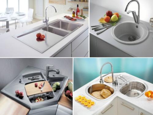 Раковины для кухни материал. Самые популярные кухонные мойки: виды, преимущества и недостатки