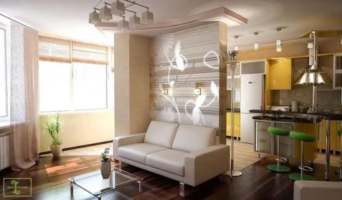 Идеи интерьера для однокомнатной квартиры. Советы по выбору дизайна однокомнатной квартиры 02 Идеи интерьера для однокомнатной квартиры. Советы по выбору дизайна однокомнатной квартиры 02