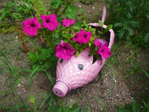 Клумбы из 5 литровых пластиковых бутылок. Клумба из бутылок: 130 фото примеров оформления участка при помощи пластиковой и стеклянной тары