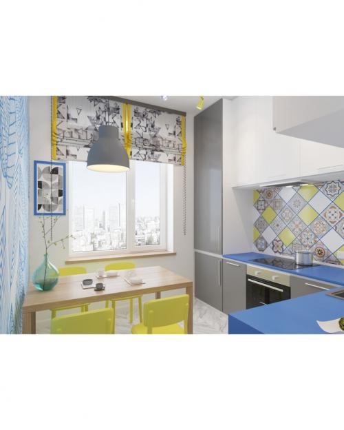 Идея ремонта для маленькой бюджетной кухни 👍🏻🎨 01