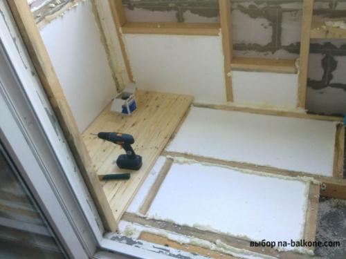 Утепление балконной плиты изнутри. Утепляем балкон изнутри правильно. 6 этапов работ