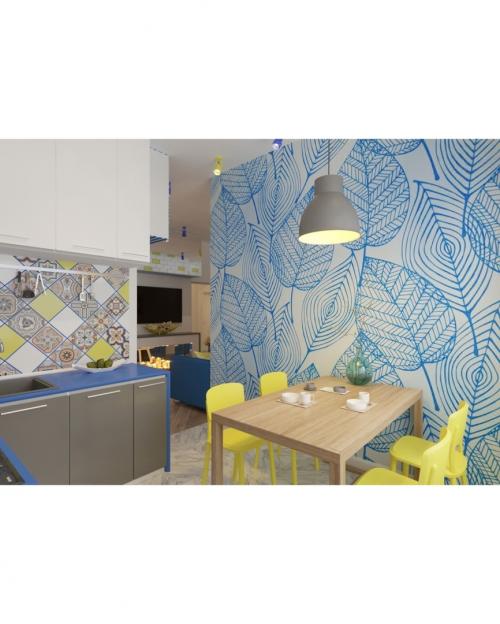 Идея ремонта для маленькой бюджетной кухни 👍🏻🎨 02