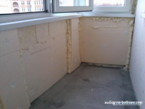 Утепление балконной плиты изнутри. Утепляем балкон изнутри правильно. 6 этапов работ