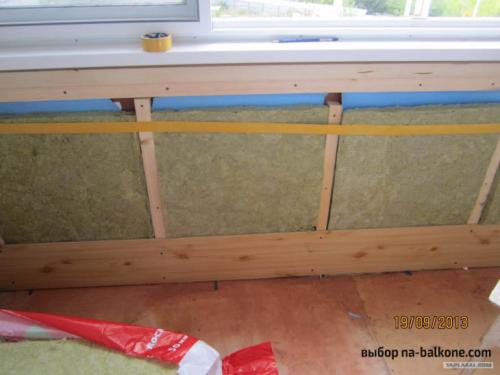 Утепление балконной плиты изнутри. Утепляем балкон изнутри правильно. 6 этапов работ