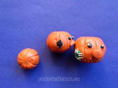 Интерьер для хэллоуина своими руками. Как сделать тыкву из пластилина к хэллоуину