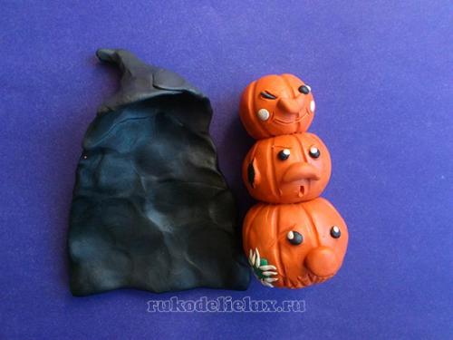 Интерьер для хэллоуина своими руками. Как сделать тыкву из пластилина к хэллоуину
