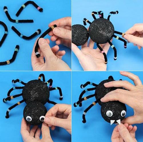 Украшения на Хэллоуин своими руками паутина. Паутина и пауки своими руками