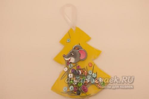Мягкие елочные игрушки своими руками. Елочная игрушка в виде елки своими руками к Новому году Крысы