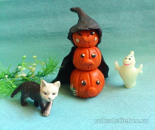 Интерьер для хэллоуина своими руками. Как сделать тыкву из пластилина к хэллоуину