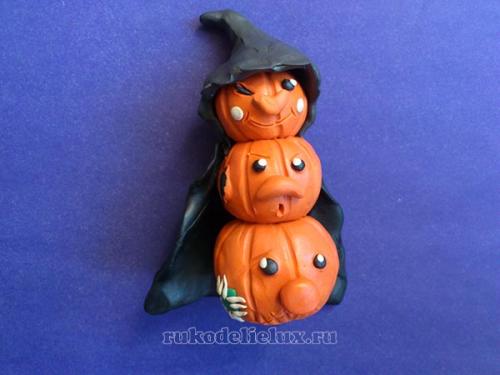 Интерьер для хэллоуина своими руками. Как сделать тыкву из пластилина к хэллоуину