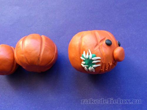 Интерьер для хэллоуина своими руками. Как сделать тыкву из пластилина к хэллоуину