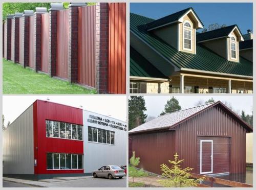 Профлист размеры вес. Профнастил: вес и размеры, таблица