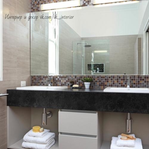 Идея дизайна ванной комнаты 01