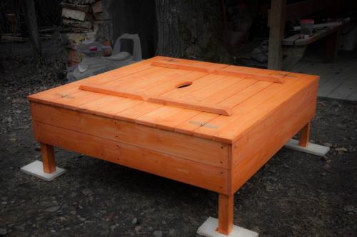 Песочница с дном. Песочница своими руками — лучшие идеи, материалы, самые простые чертежи и схемы (80 фото)