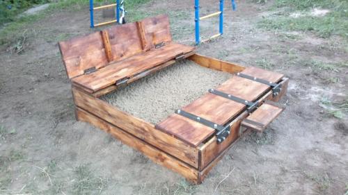 Песочница с дном. Песочница своими руками — лучшие идеи, материалы, самые простые чертежи и схемы (80 фото)