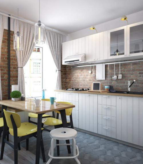 Зонирование при помощи полок в однокомнатной квартире. Как Вам такая идея? 05