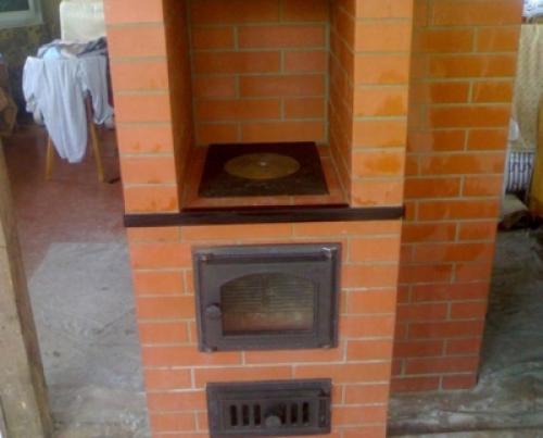 Печи из кирпича для дома на дровах длительного горения. Кирпичная пиролизная печка 01