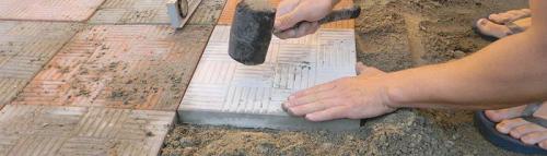 Изготовление тротуарной плитки пропорции. Пропорции раствора для тротуарной плитки