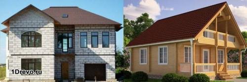 Дешевле дом из бруса или газобетона. Цена за строительство под ключ