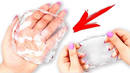 Как сделать лизуна. Как сделать прозрачного лизуна