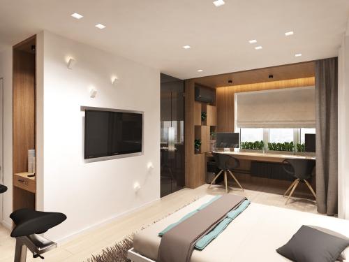 Однокомнатная квартира для молодой семьи без детей 02