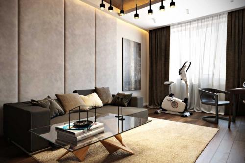 Дизайн — проект гостиной, 16 кв.м 04