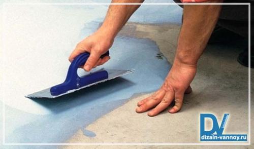Цементная гидроизоляция ванной. Особенности обмазочных и клеевых материалов