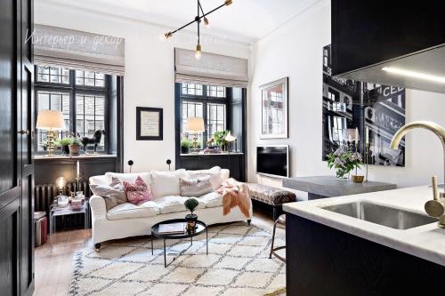 Оцените интерьер студии, 28 кв. м 03