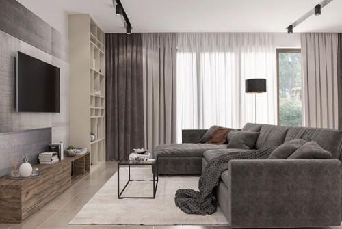 Идеи дизайна гостиных. Какой вариант Вам понравился: 1-2-3-4? 02