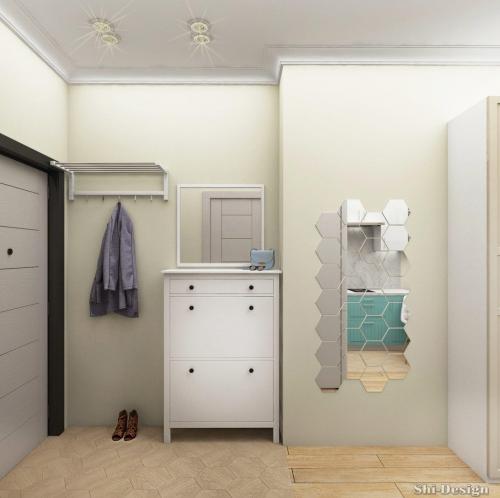 Дизайн — проект квартиры — студии. Как Вам проект? Что-то бы изменили? 04