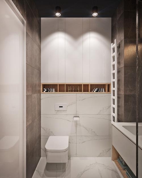 Оцените дизайн санузла с душевой кабиной 02