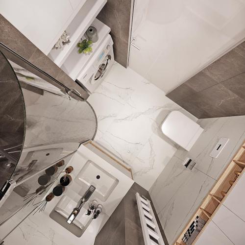 Оцените дизайн санузла с душевой кабиной 03