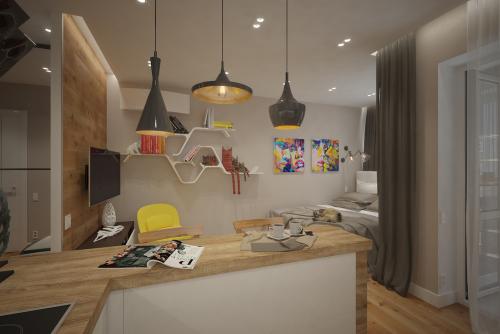 Как Вам дизайн квартиры — студии? Что бы Вы изменили? 03