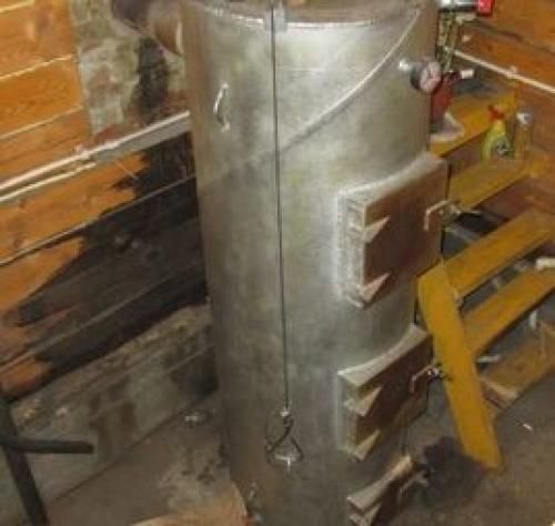 Котел нижнего горения своими руками. Как сделать котел длительного горения