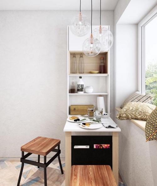 Небольшая кухня площадью 5.3 кв. м 01