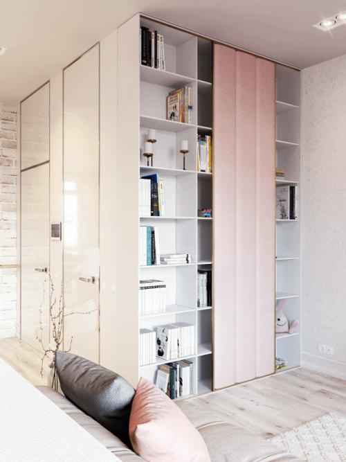 Нежный, светлый, легкий дизайн квартиры 03