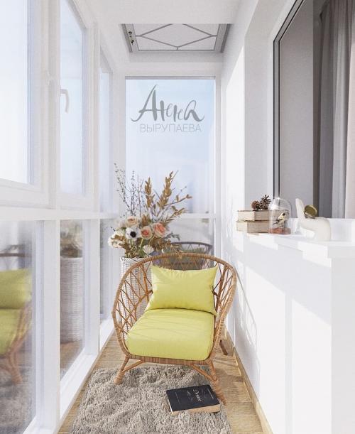 Ловите варианты оформления балкона. 02