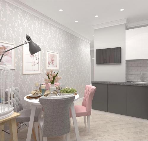 Серый цвет в интерьере кухни 03