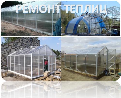 Замена поликарбоната на теплице. Ремонт теплицы после снегопада