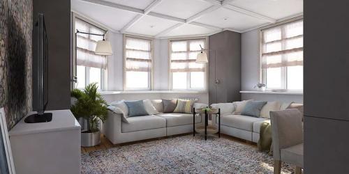 Дизайн — проект гостиной с эркером 03